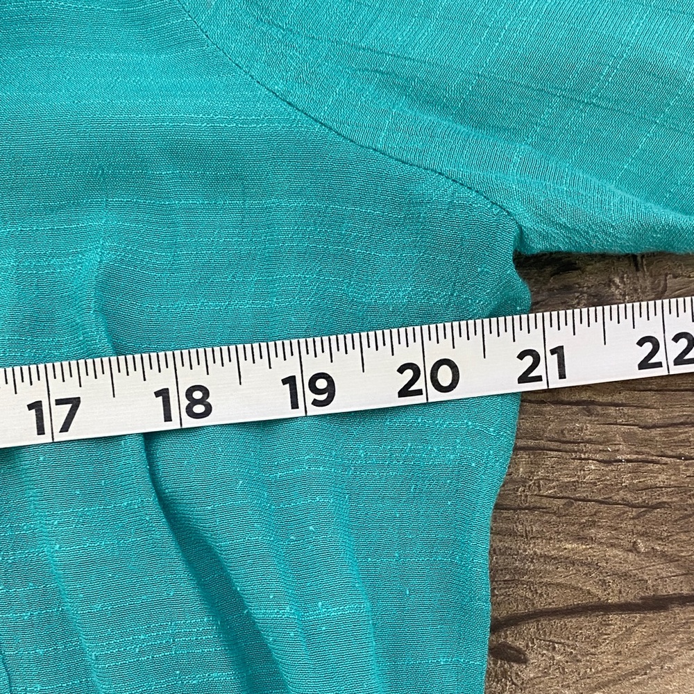 Ruby Rd. Teal Button-Down Shirt - image 7